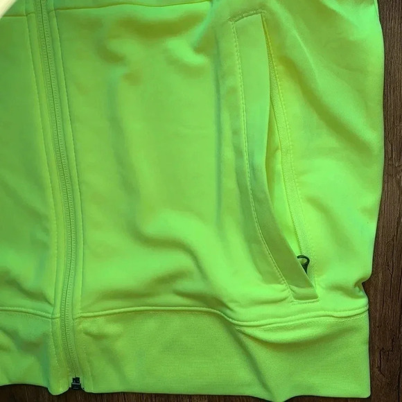 Nike Men’s 1/4 Zip Soccer Jacket Neon Yellow Size Small NWT - Picture 8 of 10
